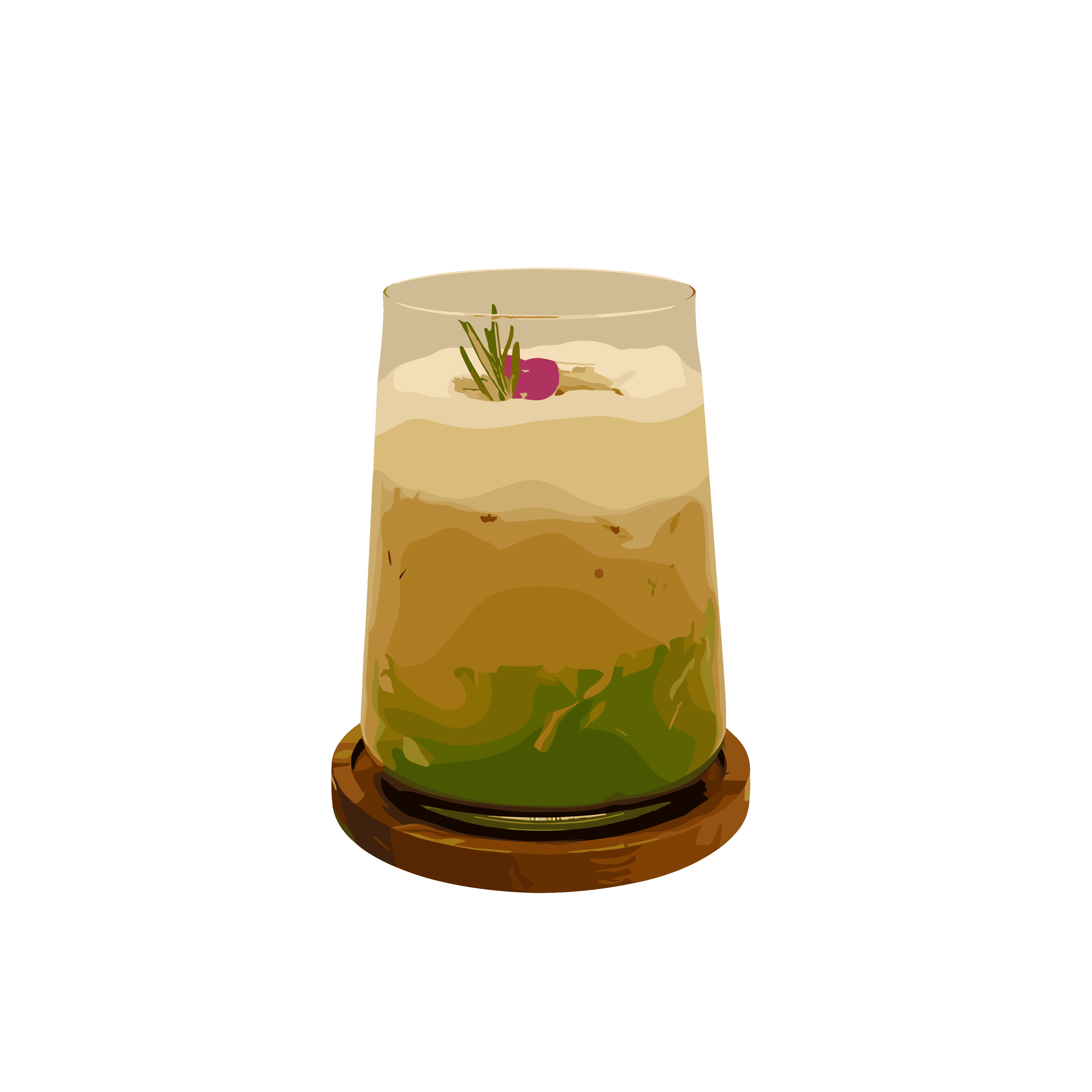 Pandan Latte