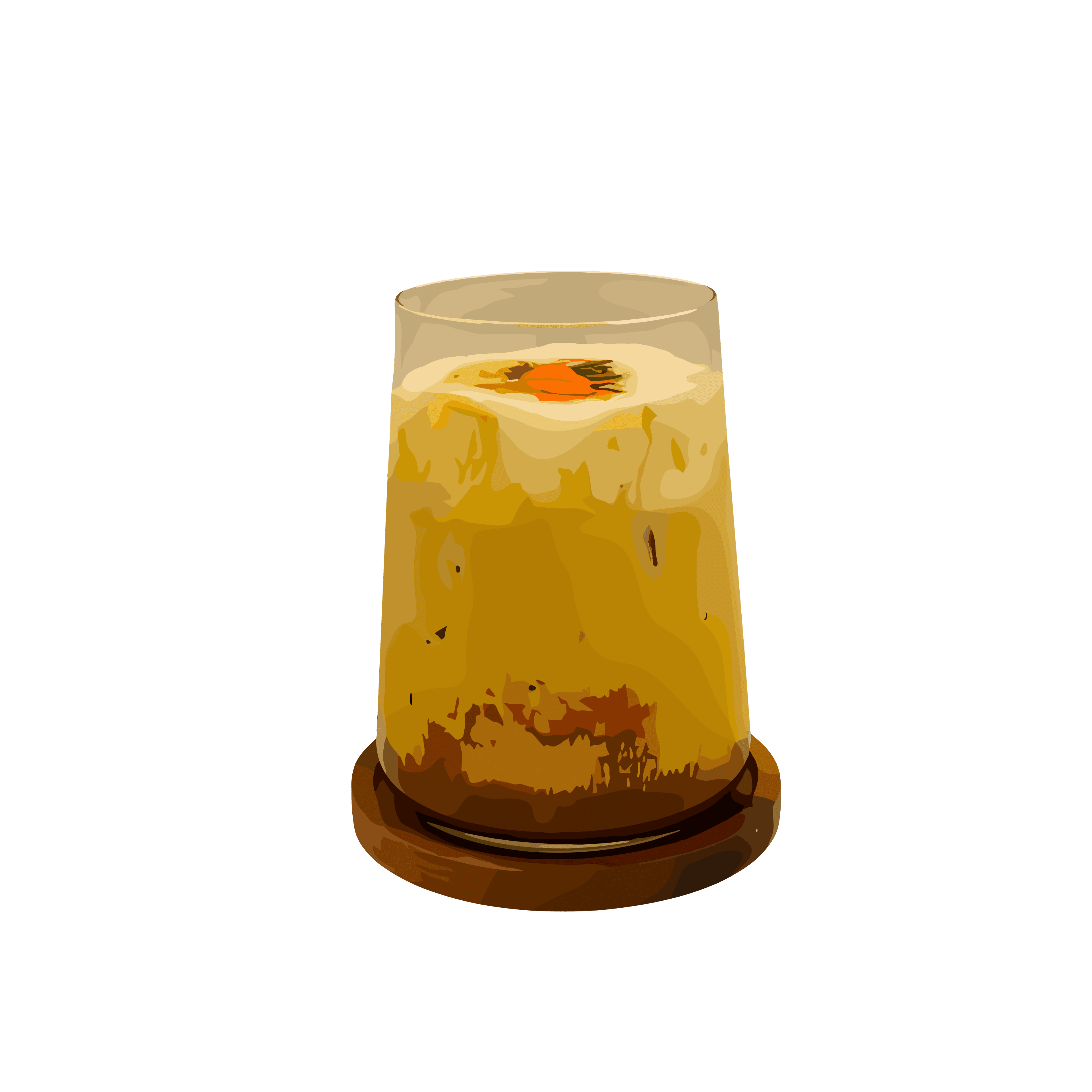 Upside Down Crème Brûlée Latte