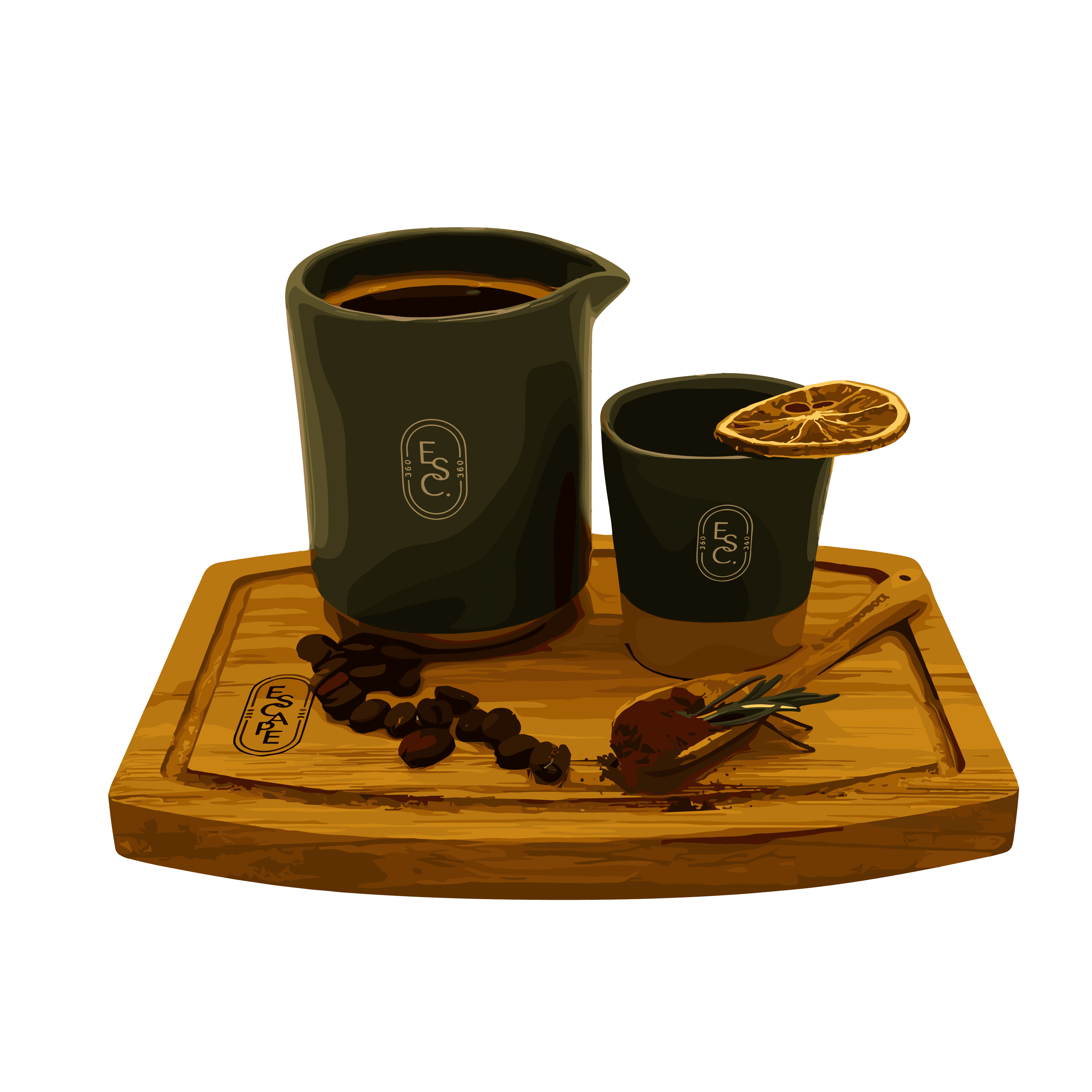 Americano — illustrated