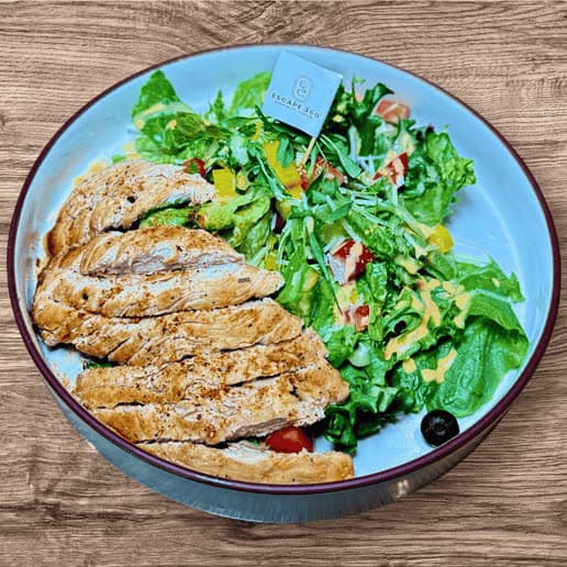 Grilled Chicken with Salad