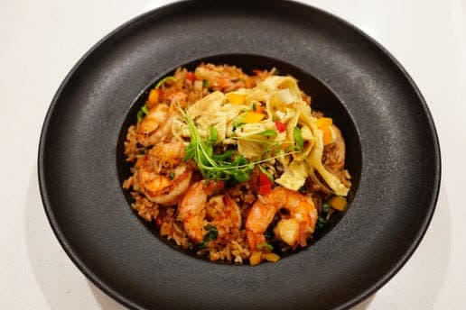 Thai Basil Fried Rice with Shrimp