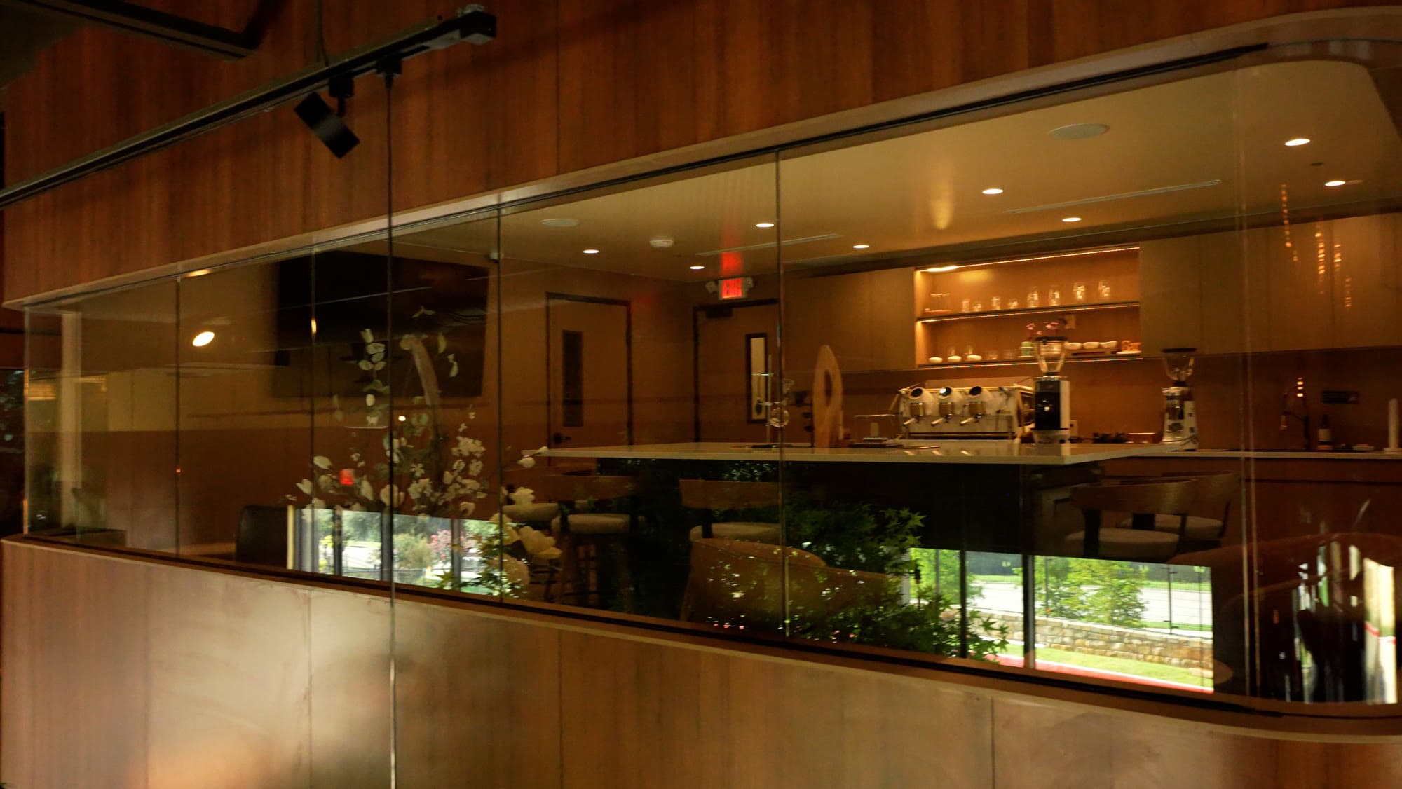 The brewing bar inside The Laboratory
