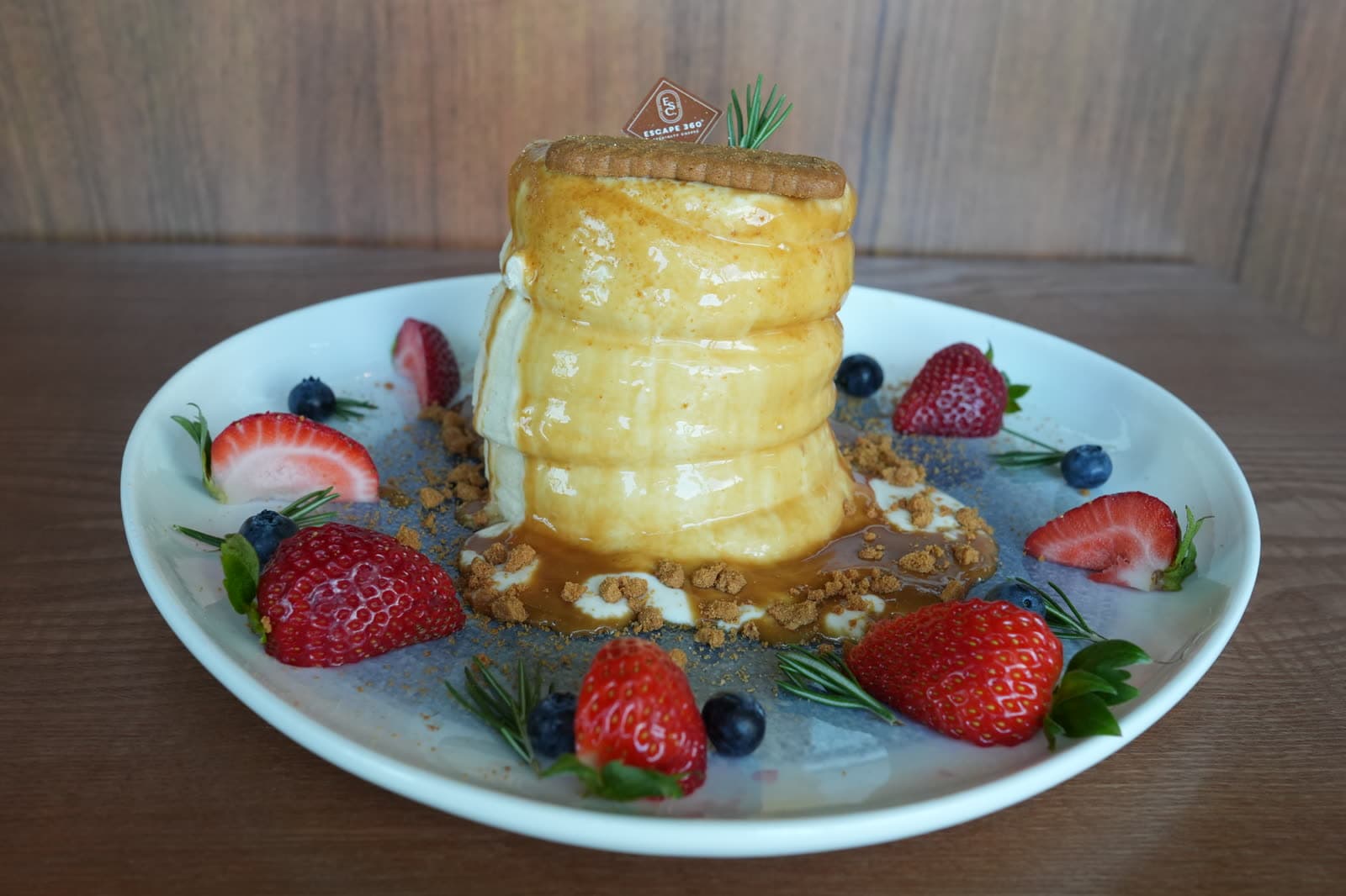Biscoff & Cream Soufflé